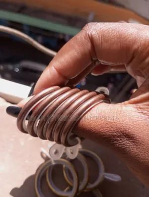 Brown Rings for Curtain Rods