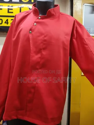 Natural, Soft Fabric Chefs Coats Against Skin