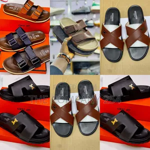 Quality Casual Men Designer Ecco Helmet Brick Open Slide Shoes