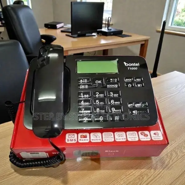 Dual Sim Stable Network Bontel T1000 GSM Wireless Desktop Landline
