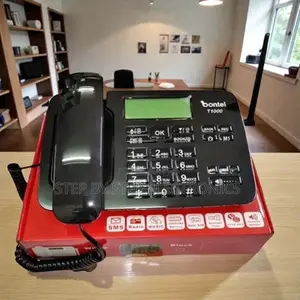 Dual Sim Reliable Connectivity Bontel T1000 GSM Desktop Landline