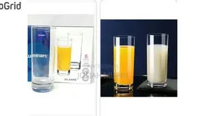 *Set of 6 Luminarc Islande Glass