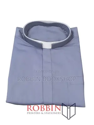 Breathable Clergy Shirt - 100% Cotton / Tab Collar