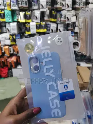 Tikelk iPhone 17 Pc Hybrid Liquid Jelly Phone Case -Blue