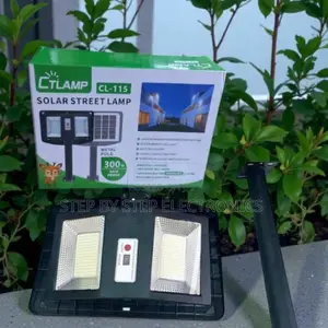 Ctlamp 300w Waterproof Led Solar Street Light With Motion Activation
