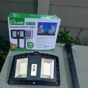 Heavy-Duty Ctlamp 300w High Brightness Motion Sensor Solar Streetlight