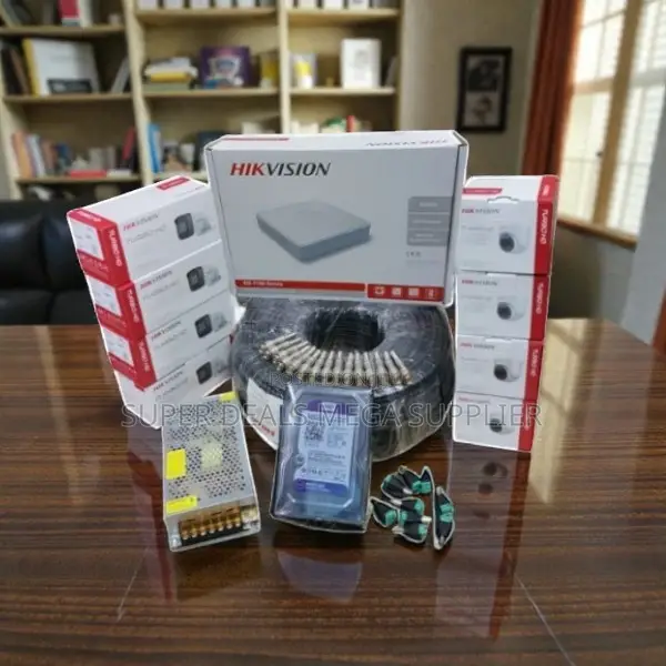Hikvision 8 Cameras 1080p Full Hd System With Built in Infrared Leds