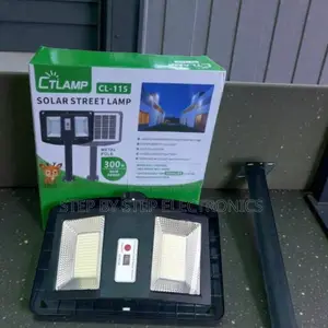 Ctlamp 300w Double-Sided Super Bright Solar Street Light Energy Saving