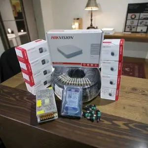 Remote Control Access Reliable Quality 8 Cameras Hikvision CCTV Kit