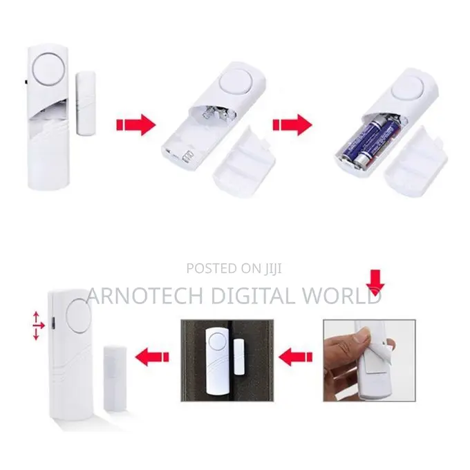 Mini Magnetic Sensor Door Window Entry Alarm