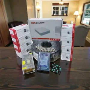 8 Hikvision Cameras Kit With Strong Quality Housing and Ios Support