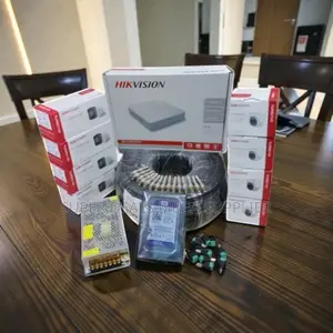 Full System 8 Hikvision Cameras 1080p With Weather Resistant Housing