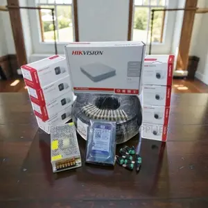 1 Year Warranty Hikvision 8 Cameras CCTV Kit With Live Video Streaming