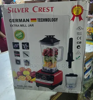 Silver Crest Commercial Blender 2 in 1 
8500 Watts