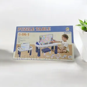 6 in 1 Puzzle Table