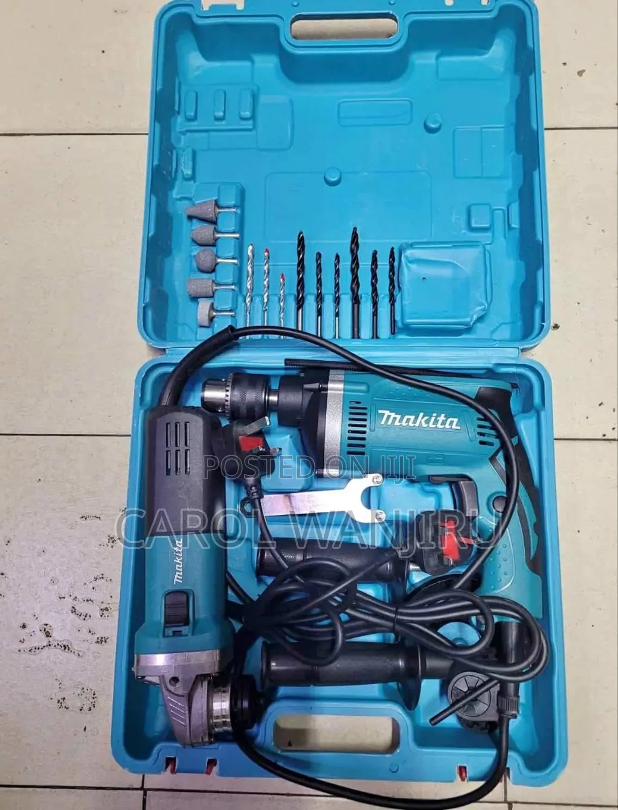 Makita Combo Angle Grinder and Dril