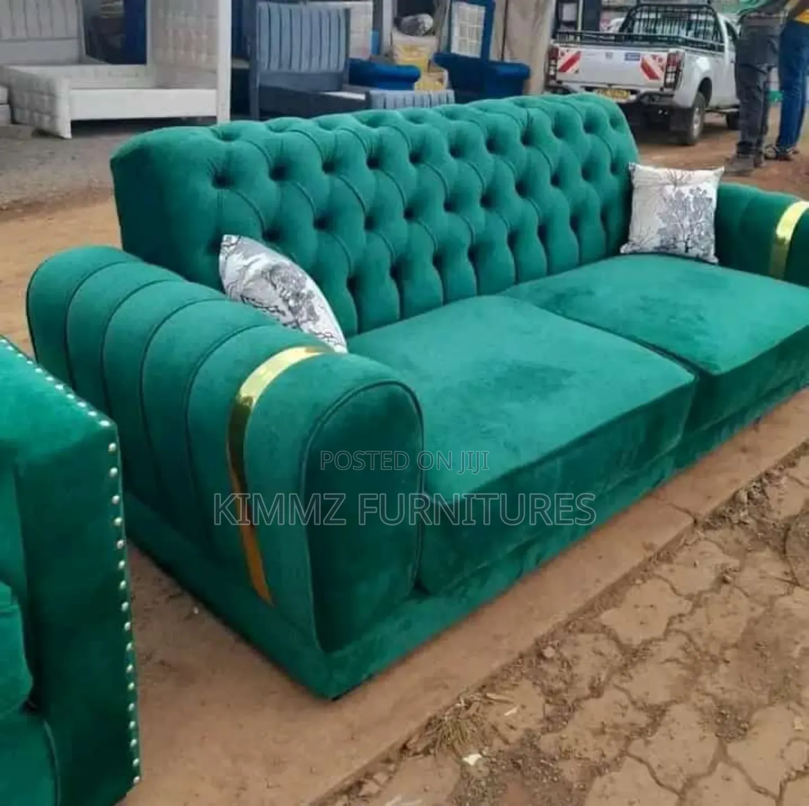 Green Corner Sofa