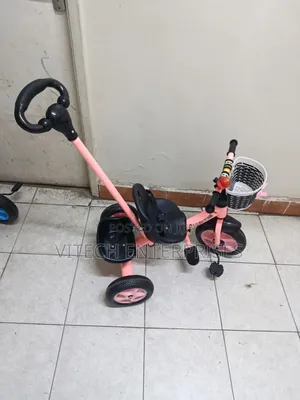 Tricycle With Push Handle