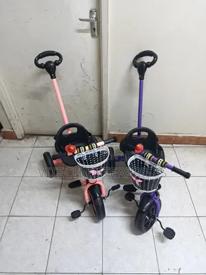 Tricycle With Push Handle