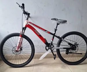 Bmx Bike Size 24 With Adjustable Seat And Bell Teenagers In Red Color