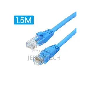 Cat 6 Ethernet Cable Lan Network Internet Patch Cord - Blue