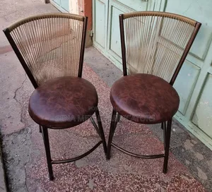 Outdoor Chairs,Wooven,Copper Metal Frame