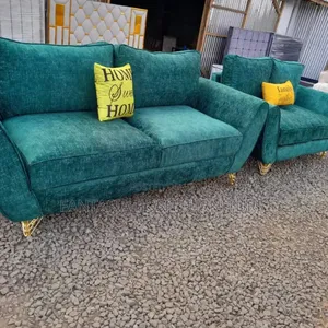 Plush Teal 5-Seater Sofa - Payment on Delivery