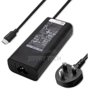 Dell 65w Type-C Laptop Charger Power Adapter With Free Fused Cable