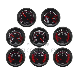 2′′ 52mm RPM Gauge Psi/Bar Vacuum Water Oil Temp Oil Pressure Volt