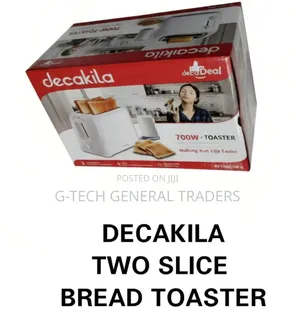 Decakila Two Slice Heavy Duty Bread Toaster 700w