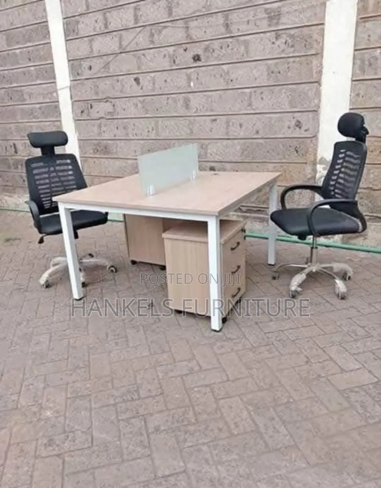 2-Way Office Workstation – Perfect for Team Duo