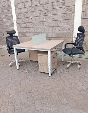 2-Way Office Workstation – Perfect for Team Duo