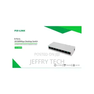 Pix-Link Sw08 Network Switch – Mini 8-Port Ethernet 10/100mbps