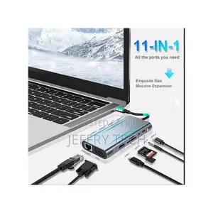 Type-C to HDTV 11 in 1 Multi-Port Adapter Hub