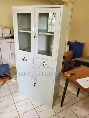 Premium Half-Glass Cabinet for Files Display