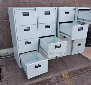 Secure 4-Drawer Cabinet With Master Lock System