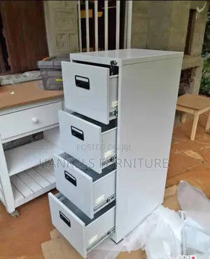 One-Key Access 4-Drawer Steel Cabinet – Safe Organized