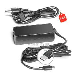 20v 3.25a Usb-C Laptop Charger - Type-C Power Adapter, With Cable