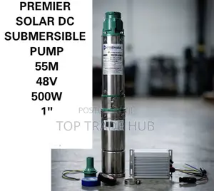 Premier Solar Dc Submersible Water Pump 55m 500w 1" With Controller