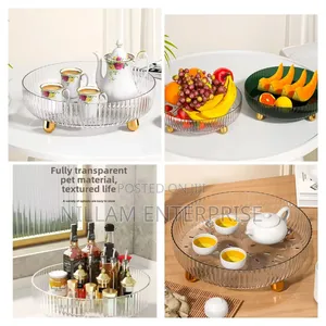 360-Degree Rotating Turntable Organizer