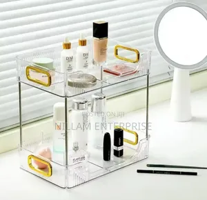 2 Layer Multipurpose Gold Organiser / Storage Jewelry Holder