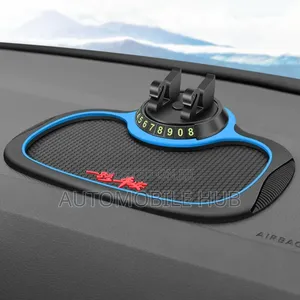 Non Slip Mat With Phone Holder - Rotating Phone Holder