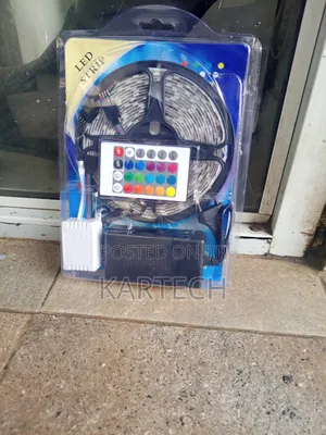 5 Meters Flexible RGB Led Light Strip With Adapter