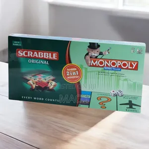 Quality 2 in 1 Scrabble Monopoly Game