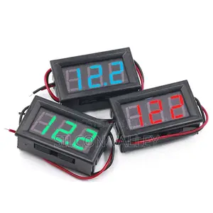 Digital Voltmeter Dc 4.5v to 30v Digital Voltmeter Voltage Panel Meter