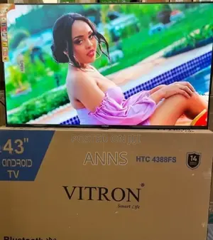 14 Months Warranty Vitron 43 Inch Smart Android