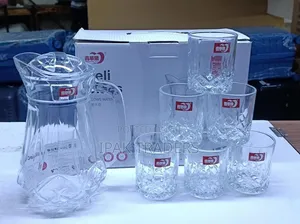 7pcs Quality Jug Set
1.6 L Jug
218 Ml Glasses