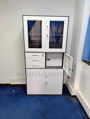 Office Cabinet With Built-in Safe – Secure Organized