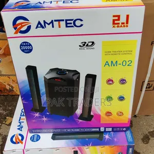 Amtec Am-02 Soundbar Super Bass Sound System Bt/Usb/Sd/Fm (1yr Wrty)
