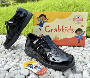 Girls Crab Kids School Shoes Size 25-36